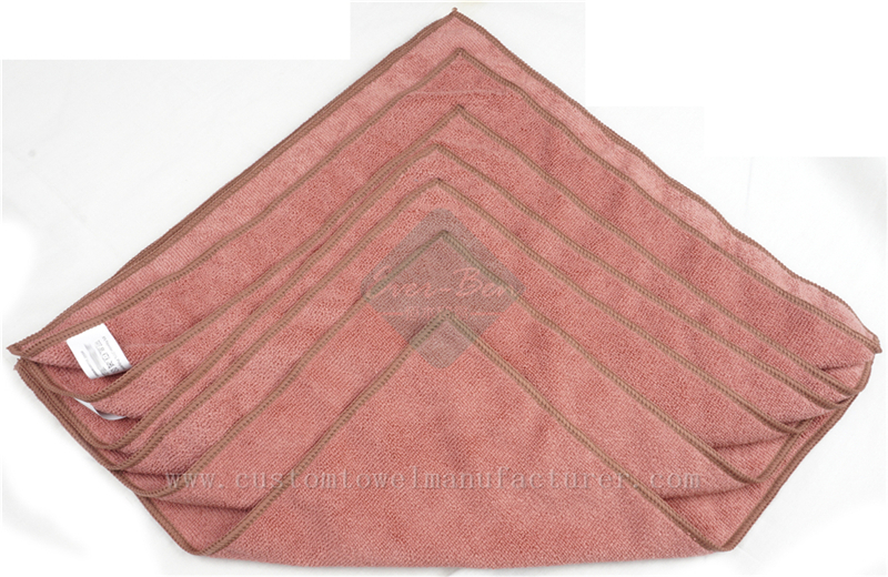 China Bulk Wholesale wine glass cleaning cloth Manufacturer Custom Blue Microfiber Glass Towels Supplier